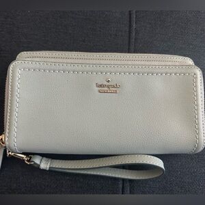 Kate Spade Light Green Wristlet Wallet